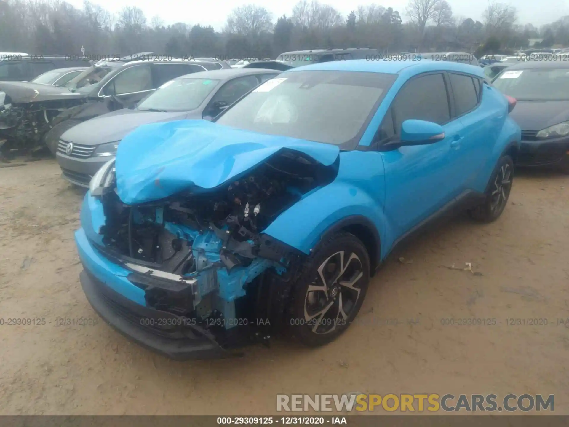 2 Фотография поврежденного автомобиля NMTKHMBX8KR069004 TOYOTA C-HR 2019