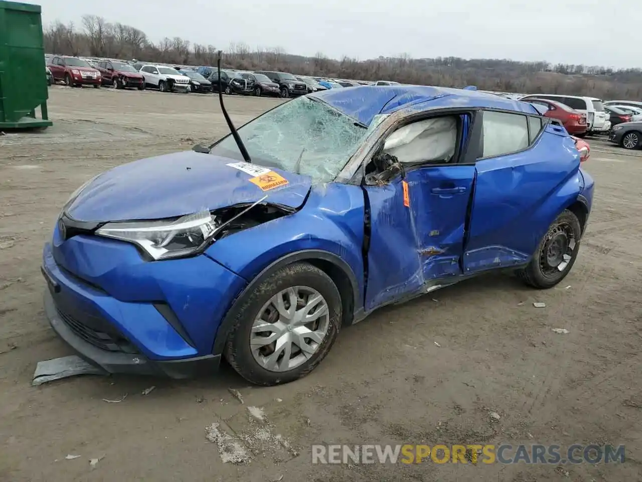 1 Photograph of a damaged car NMTKHMBX8KR070492 TOYOTA C-HR 2019