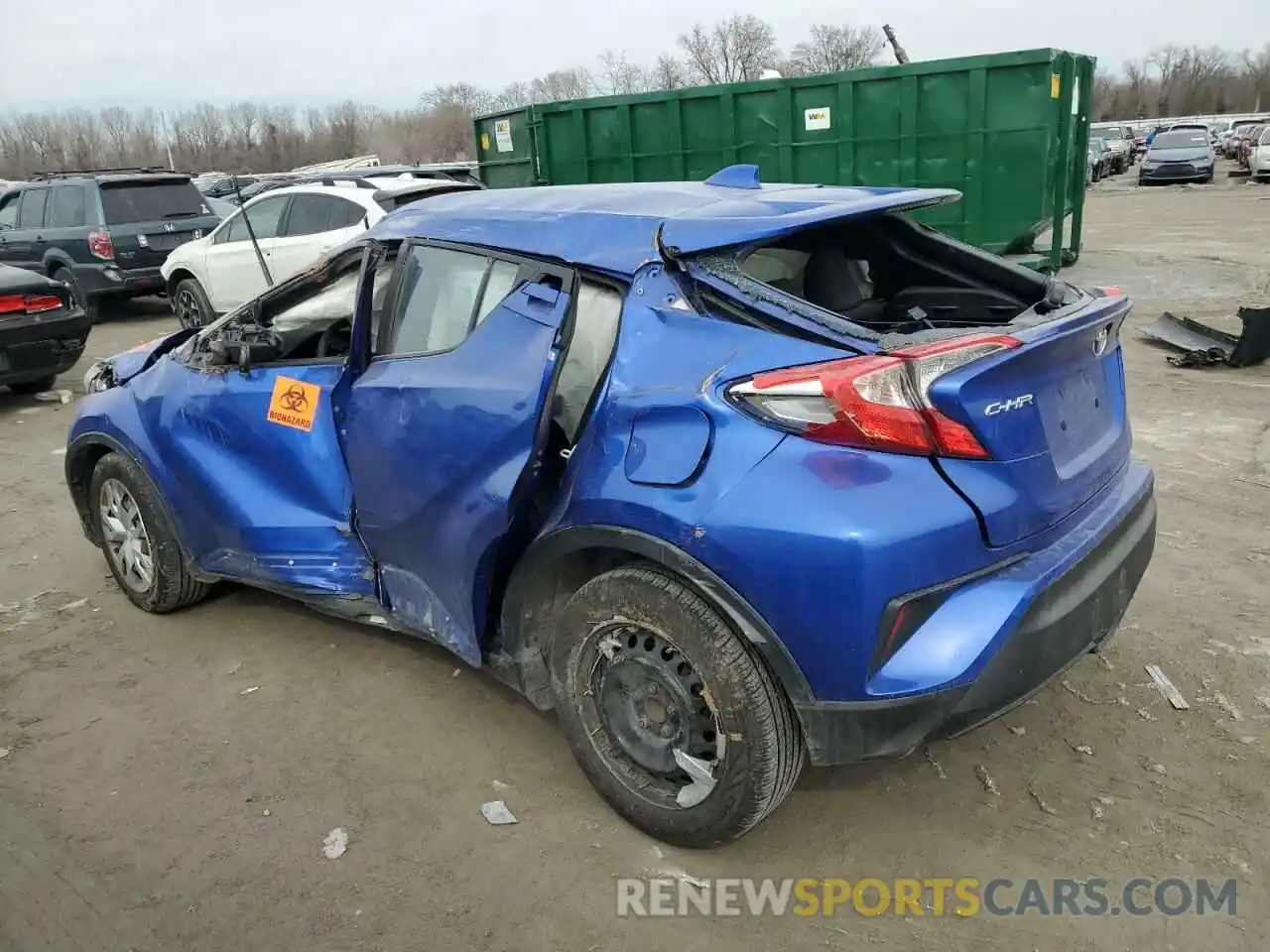 2 Photograph of a damaged car NMTKHMBX8KR070492 TOYOTA C-HR 2019