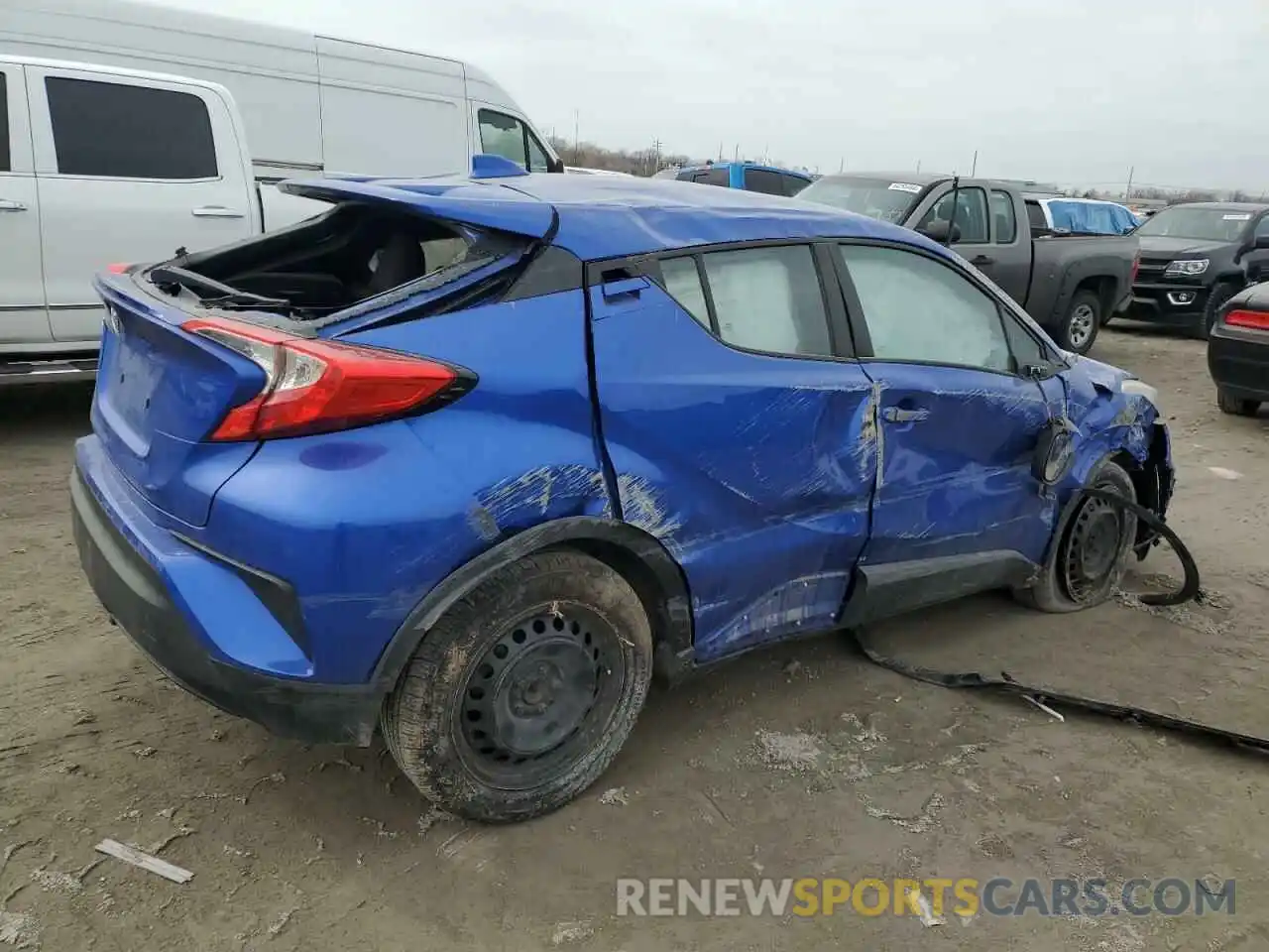 3 Photograph of a damaged car NMTKHMBX8KR070492 TOYOTA C-HR 2019