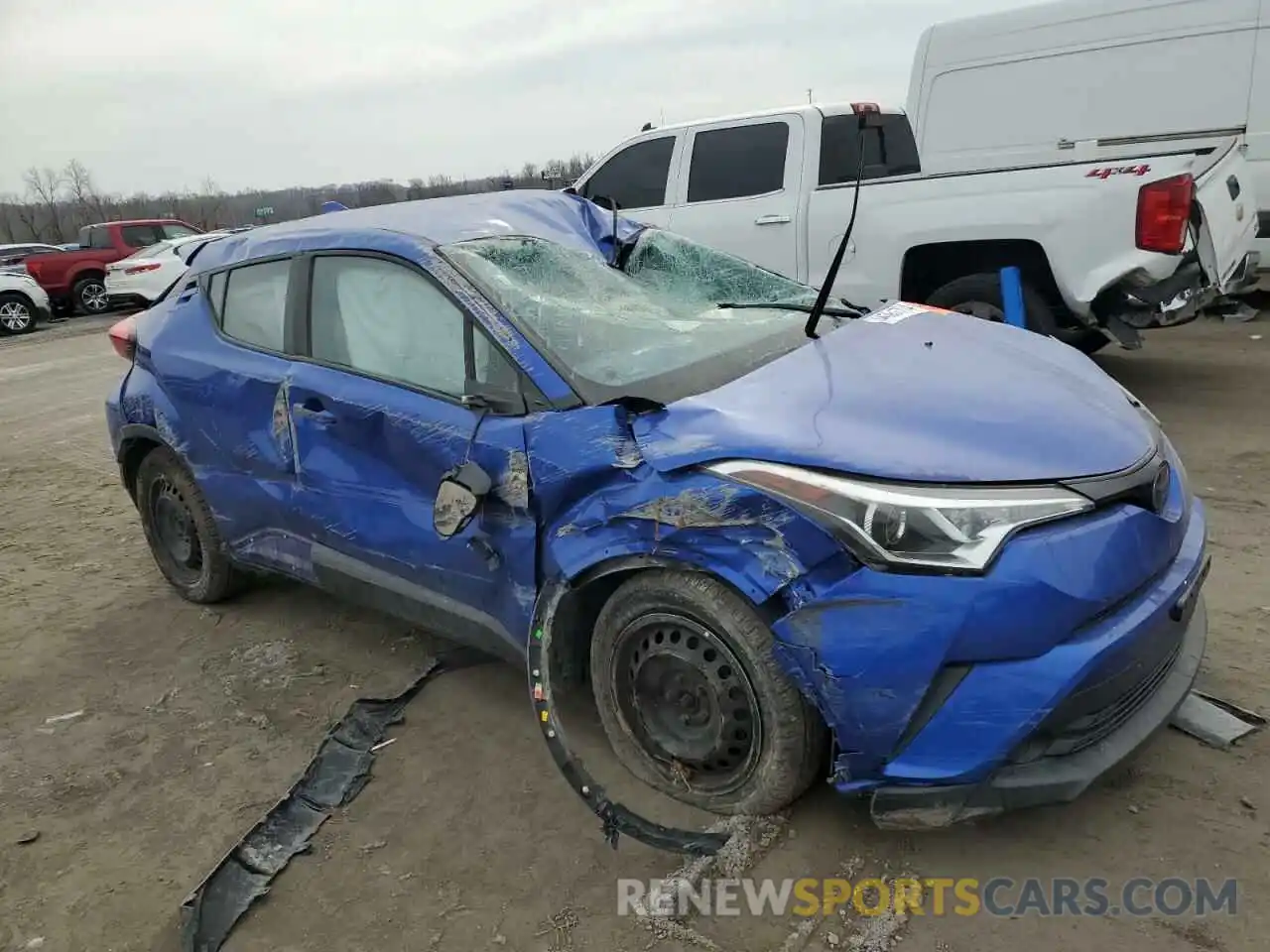 4 Photograph of a damaged car NMTKHMBX8KR070492 TOYOTA C-HR 2019