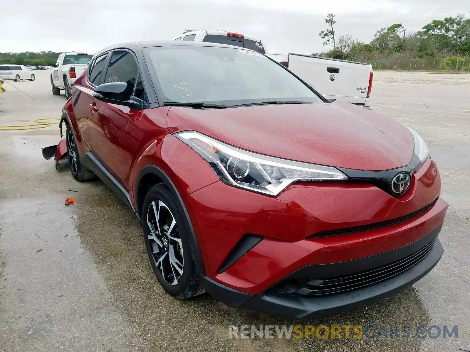 1 Photograph of a damaged car NMTKHMBX8KR072498 TOYOTA C-HR 2019