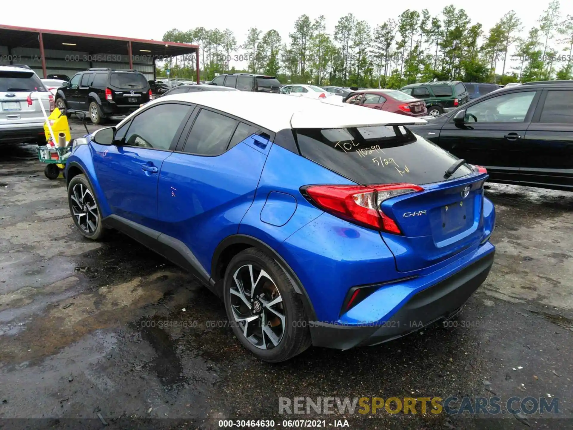 3 Photograph of a damaged car NMTKHMBX8KR073411 TOYOTA C-HR 2019