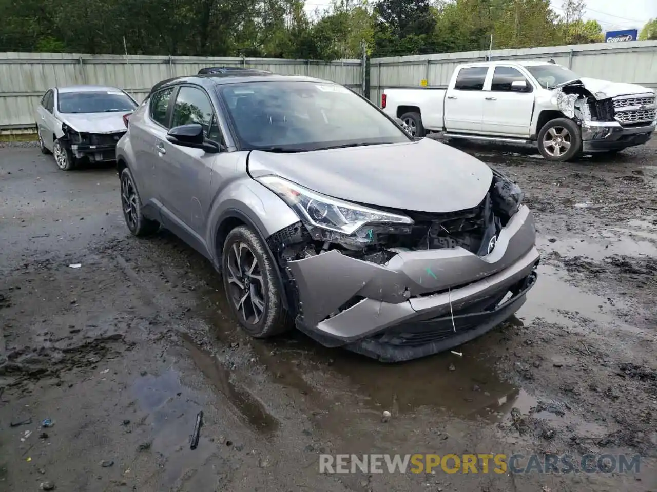 1 Photograph of a damaged car NMTKHMBX8KR074123 TOYOTA C-HR 2019