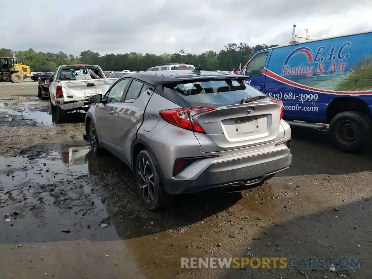 3 Photograph of a damaged car NMTKHMBX8KR074123 TOYOTA C-HR 2019