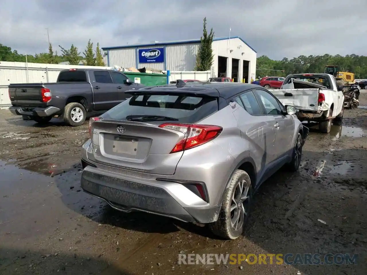 4 Photograph of a damaged car NMTKHMBX8KR074123 TOYOTA C-HR 2019