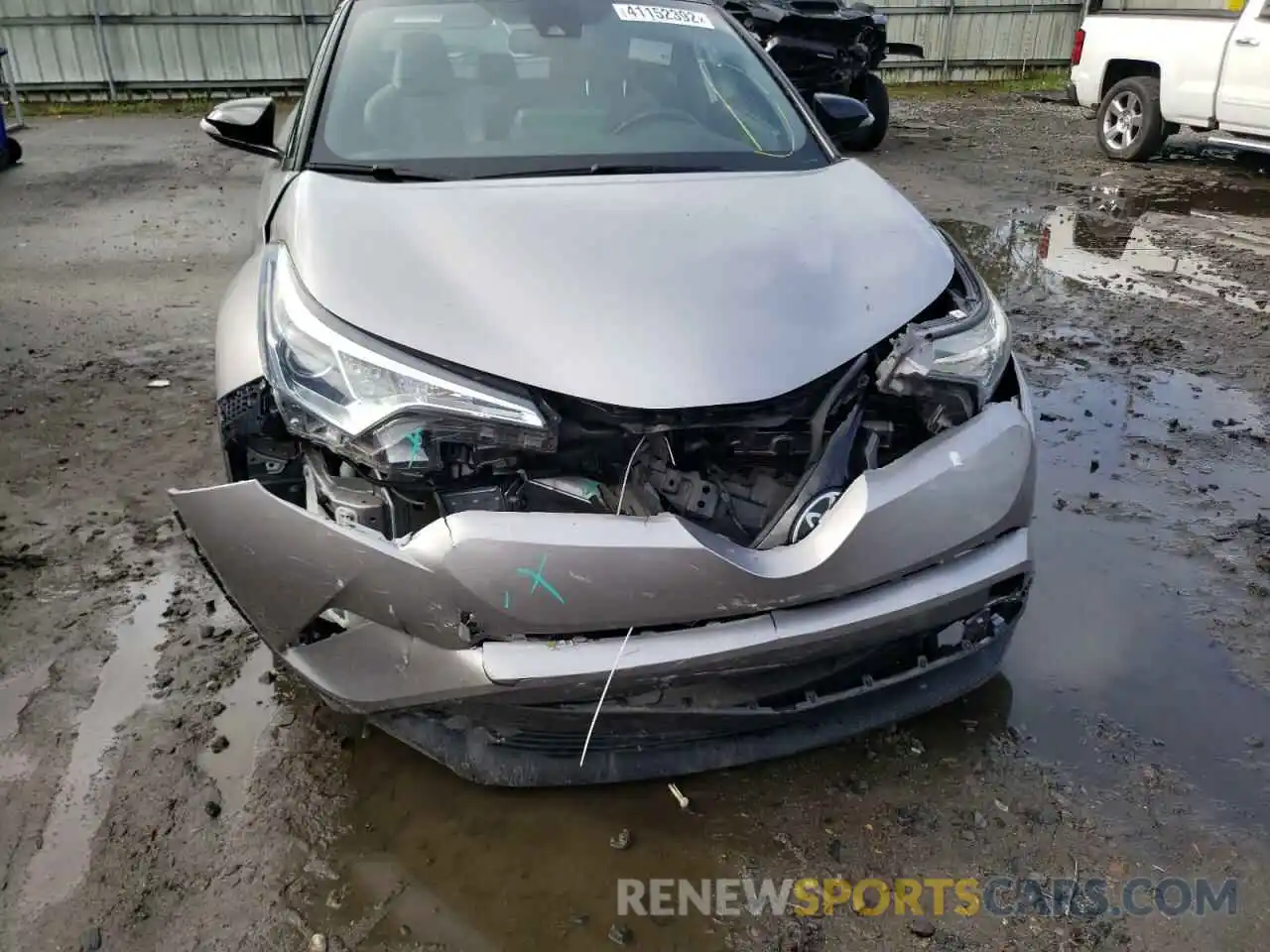 9 Photograph of a damaged car NMTKHMBX8KR074123 TOYOTA C-HR 2019