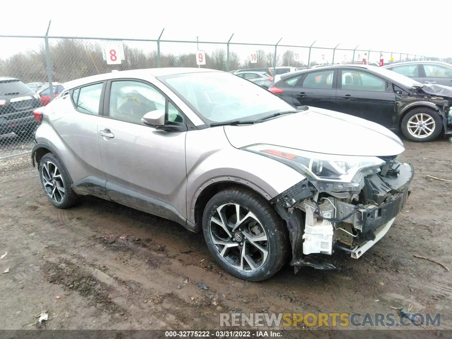 1 Photograph of a damaged car NMTKHMBX8KR074431 TOYOTA C-HR 2019