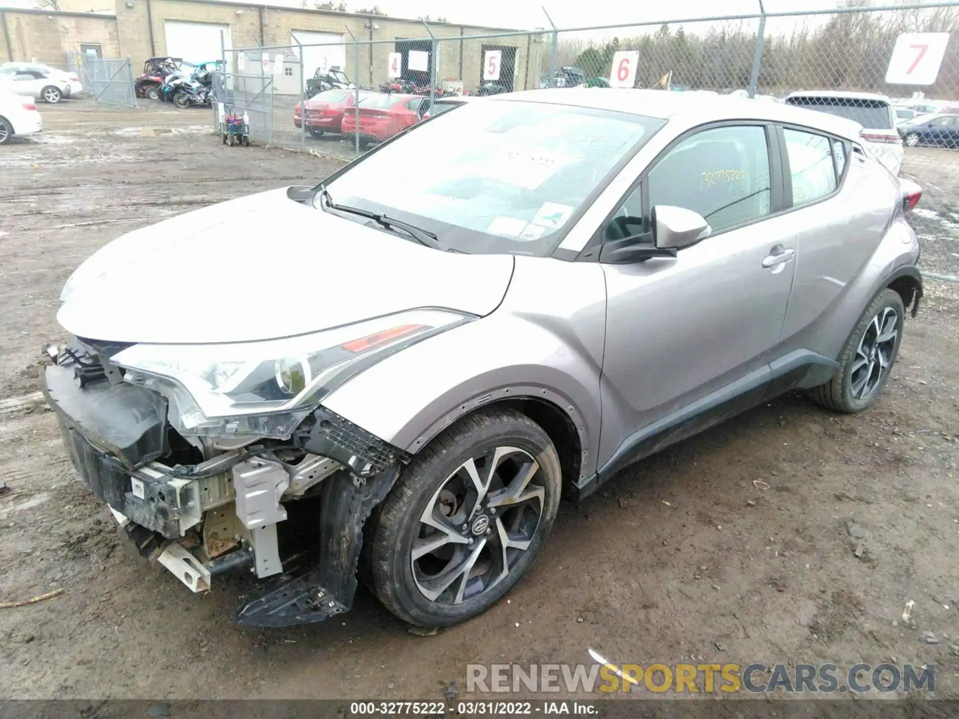 2 Photograph of a damaged car NMTKHMBX8KR074431 TOYOTA C-HR 2019