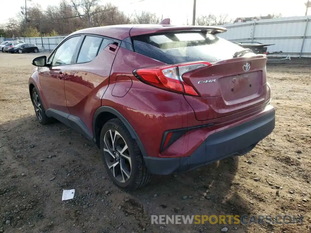 3 Photograph of a damaged car NMTKHMBX8KR075899 TOYOTA C-HR 2019