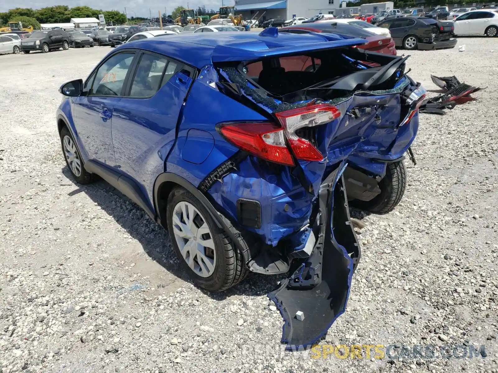 3 Photograph of a damaged car NMTKHMBX8KR076101 TOYOTA C-HR 2019
