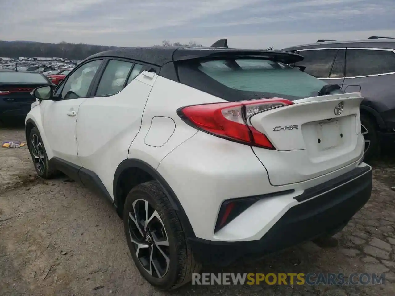 3 Photograph of a damaged car NMTKHMBX8KR076955 TOYOTA C-HR 2019