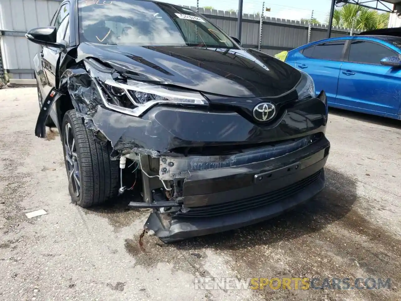 9 Фотография поврежденного автомобиля NMTKHMBX8KR077250 TOYOTA C-HR 2019