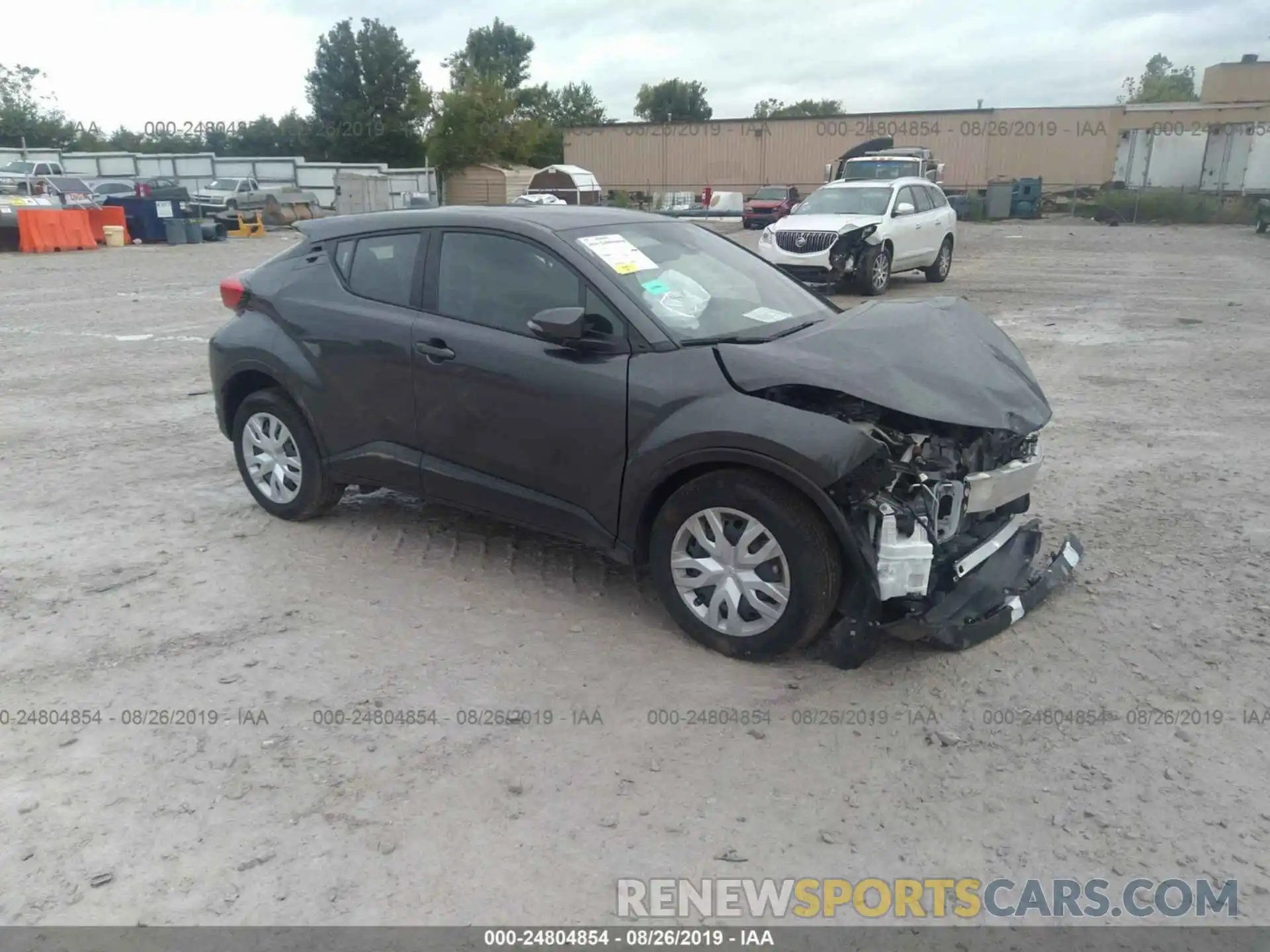 1 Photograph of a damaged car NMTKHMBX8KR077992 TOYOTA C-HR 2019