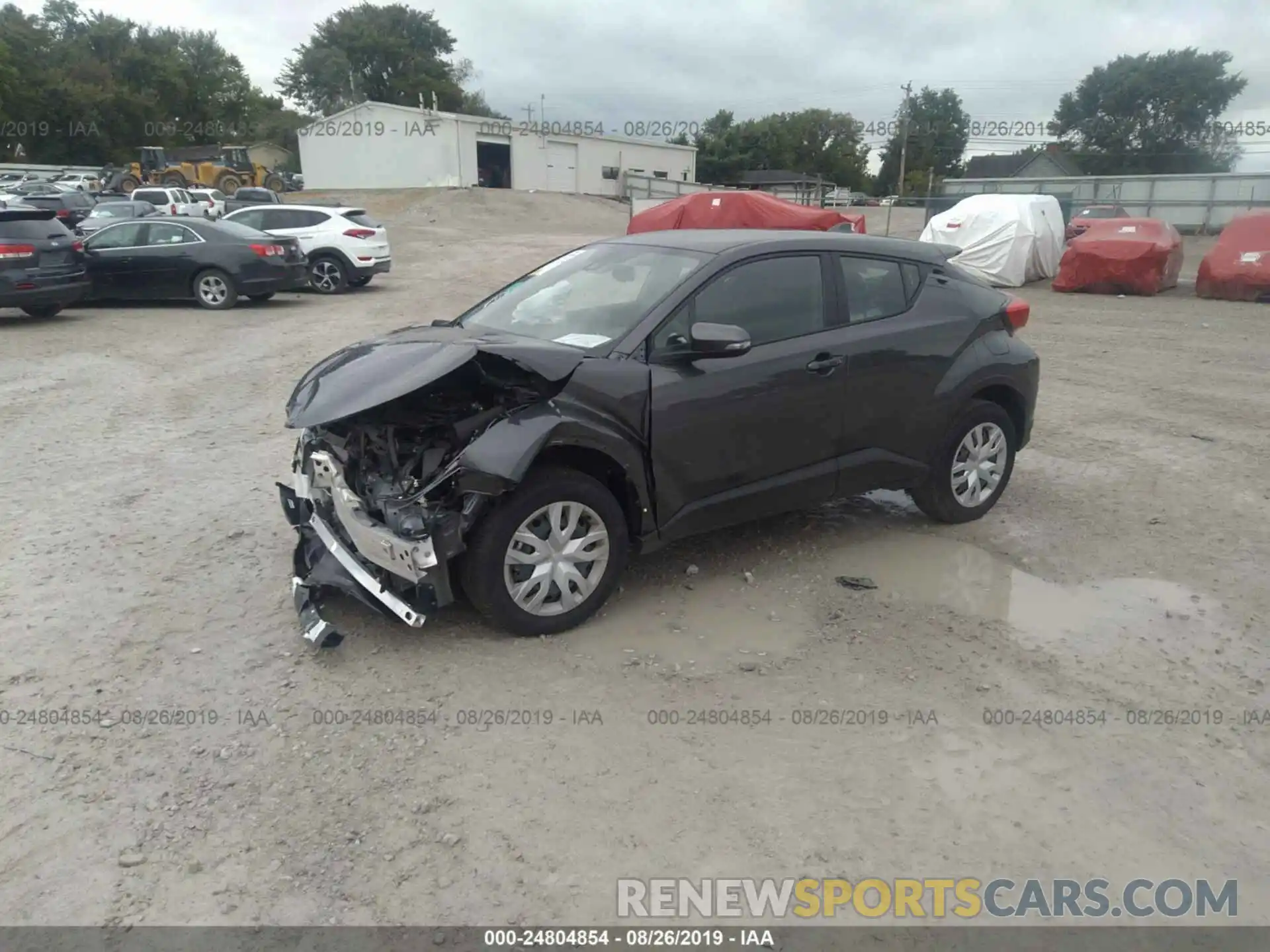 2 Photograph of a damaged car NMTKHMBX8KR077992 TOYOTA C-HR 2019