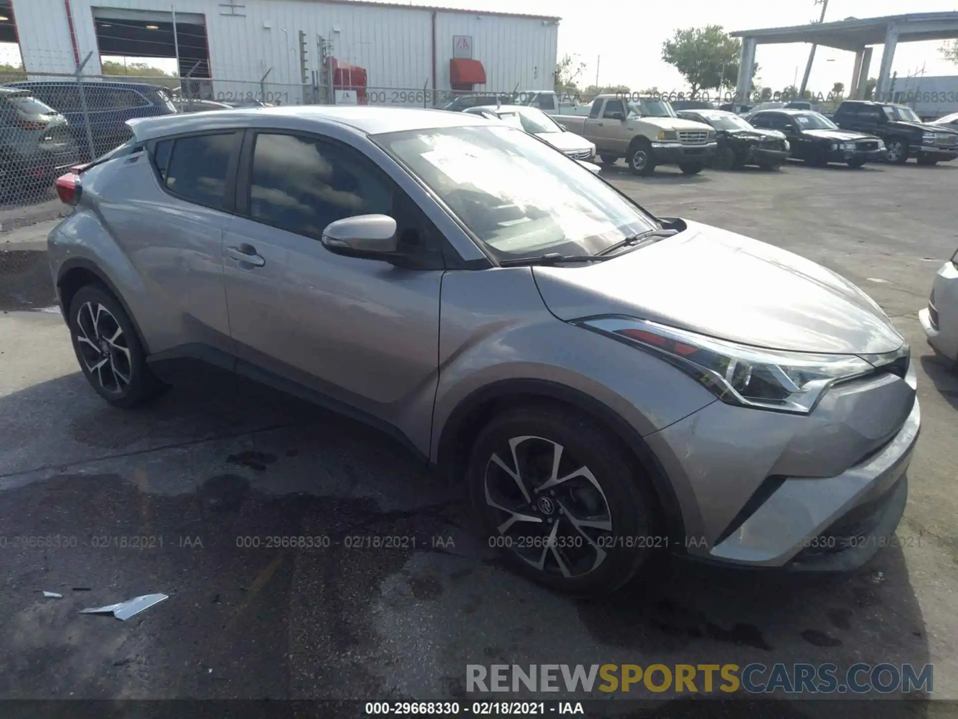 1 Photograph of a damaged car NMTKHMBX8KR078012 TOYOTA C-HR 2019