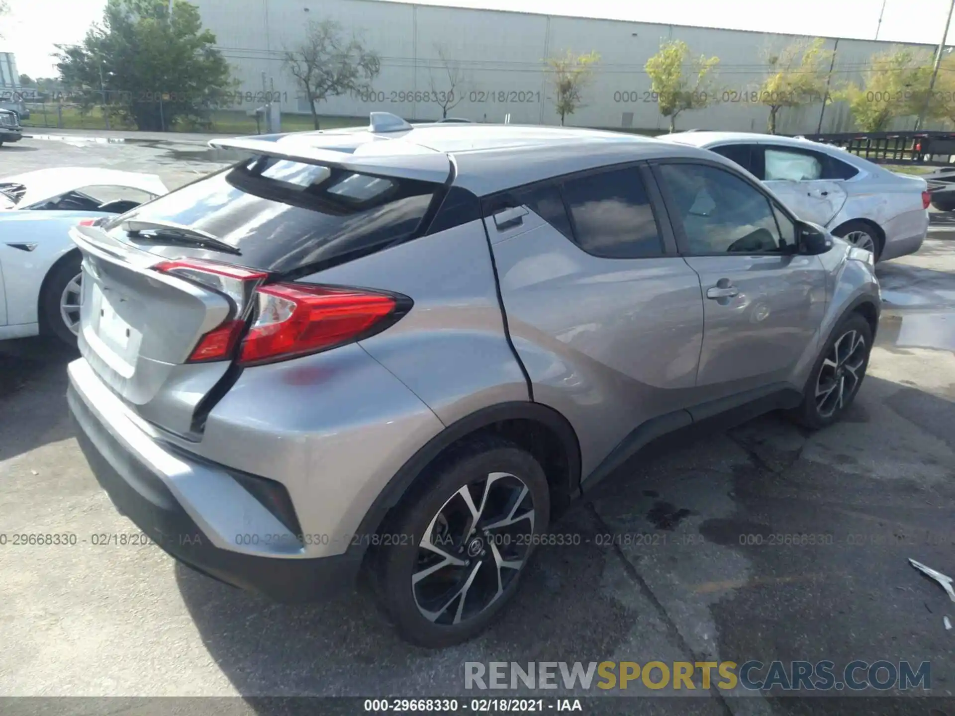 4 Photograph of a damaged car NMTKHMBX8KR078012 TOYOTA C-HR 2019