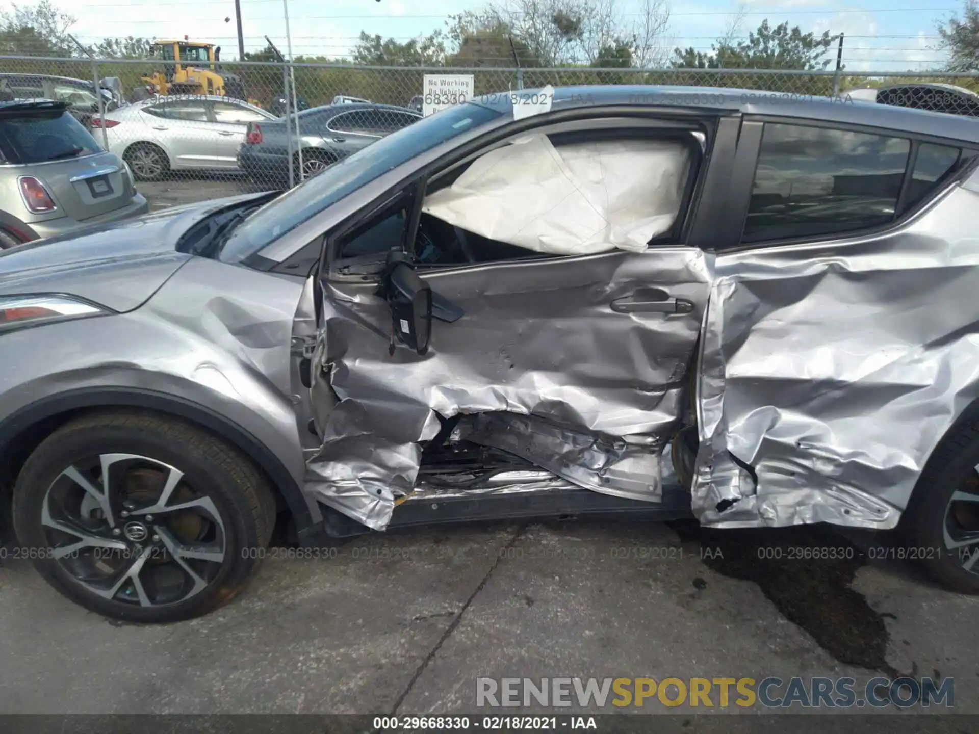 6 Photograph of a damaged car NMTKHMBX8KR078012 TOYOTA C-HR 2019