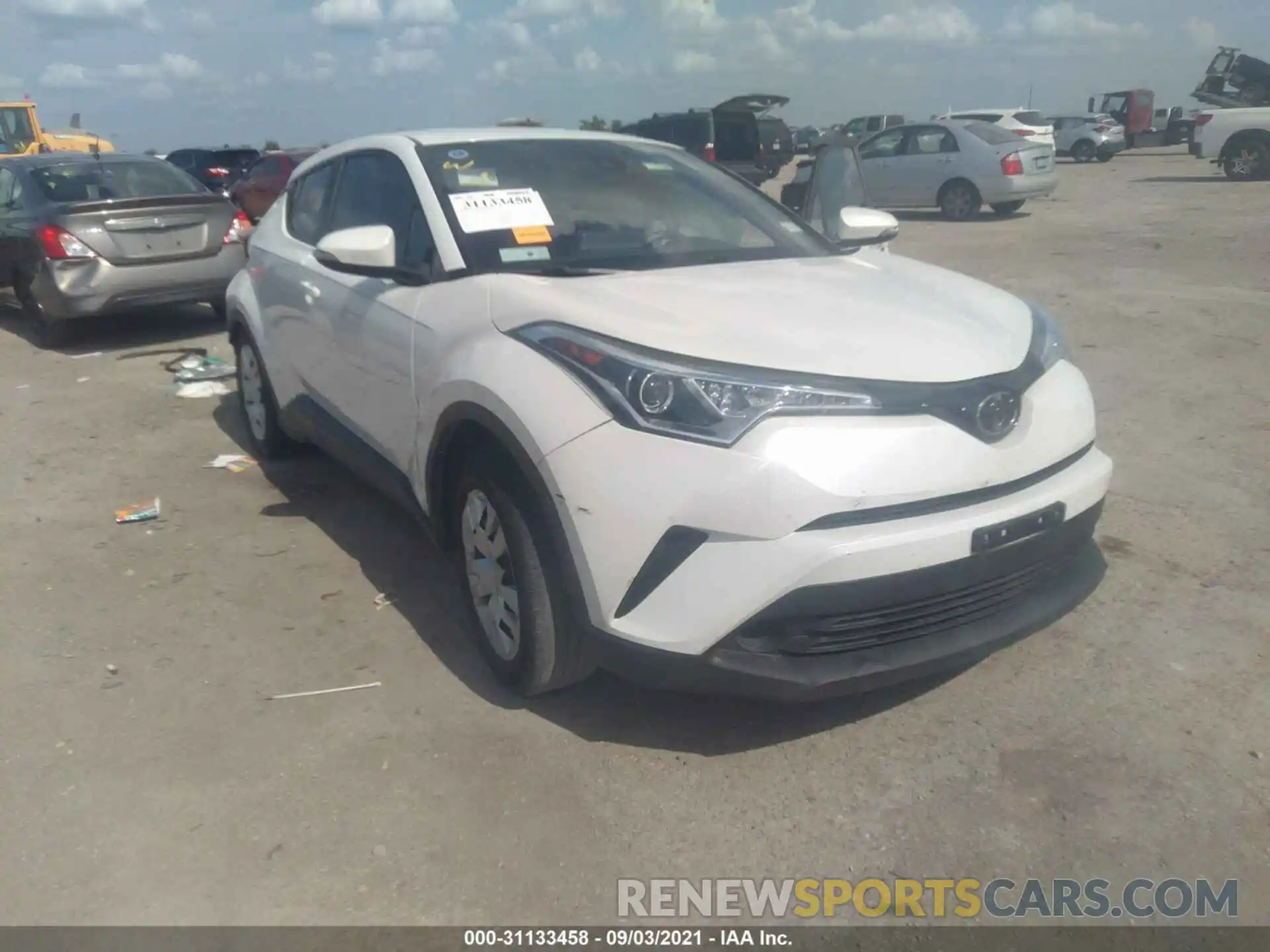 1 Photograph of a damaged car NMTKHMBX8KR078348 TOYOTA C-HR 2019