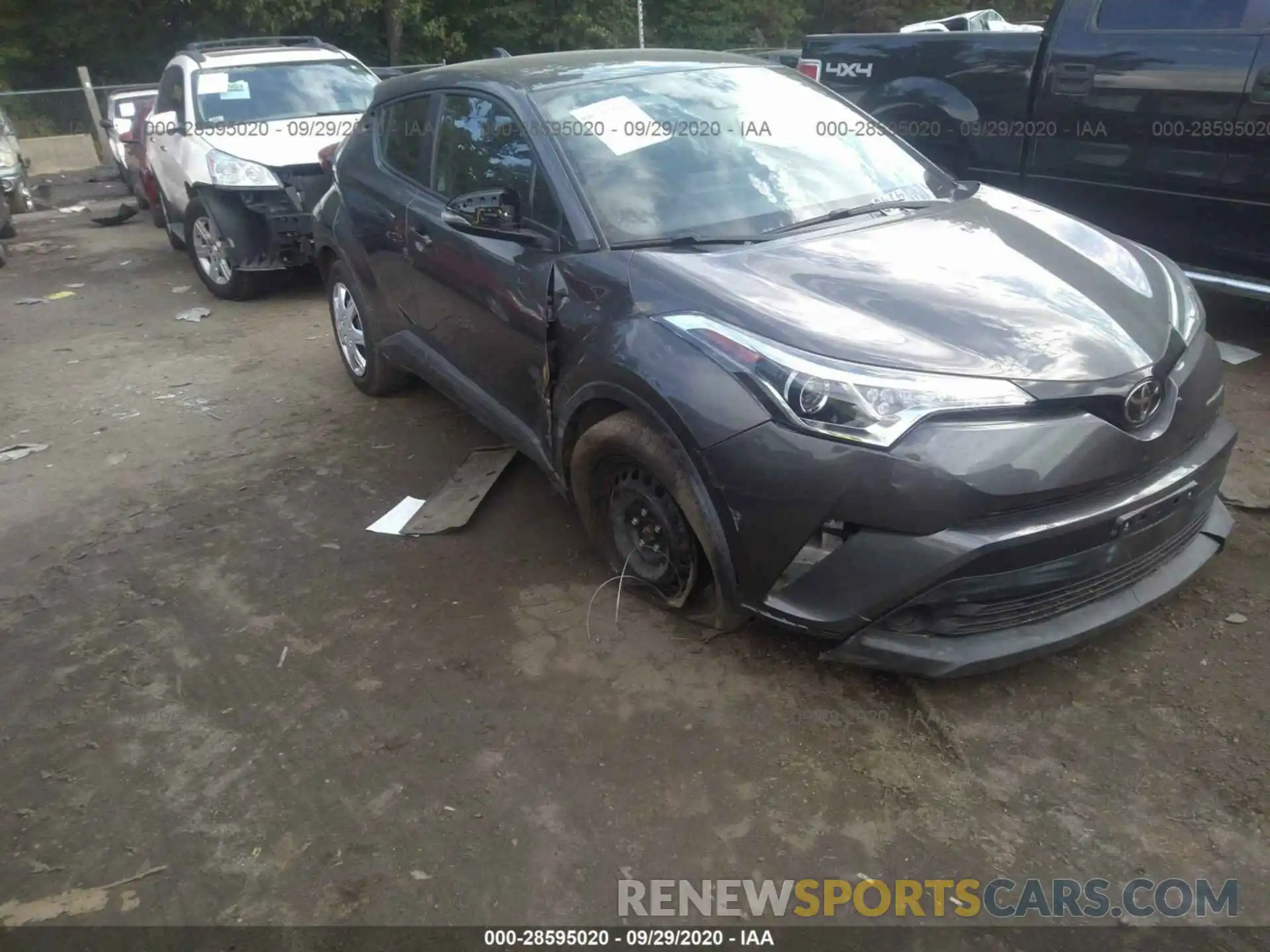 1 Photograph of a damaged car NMTKHMBX8KR078379 TOYOTA C-HR 2019