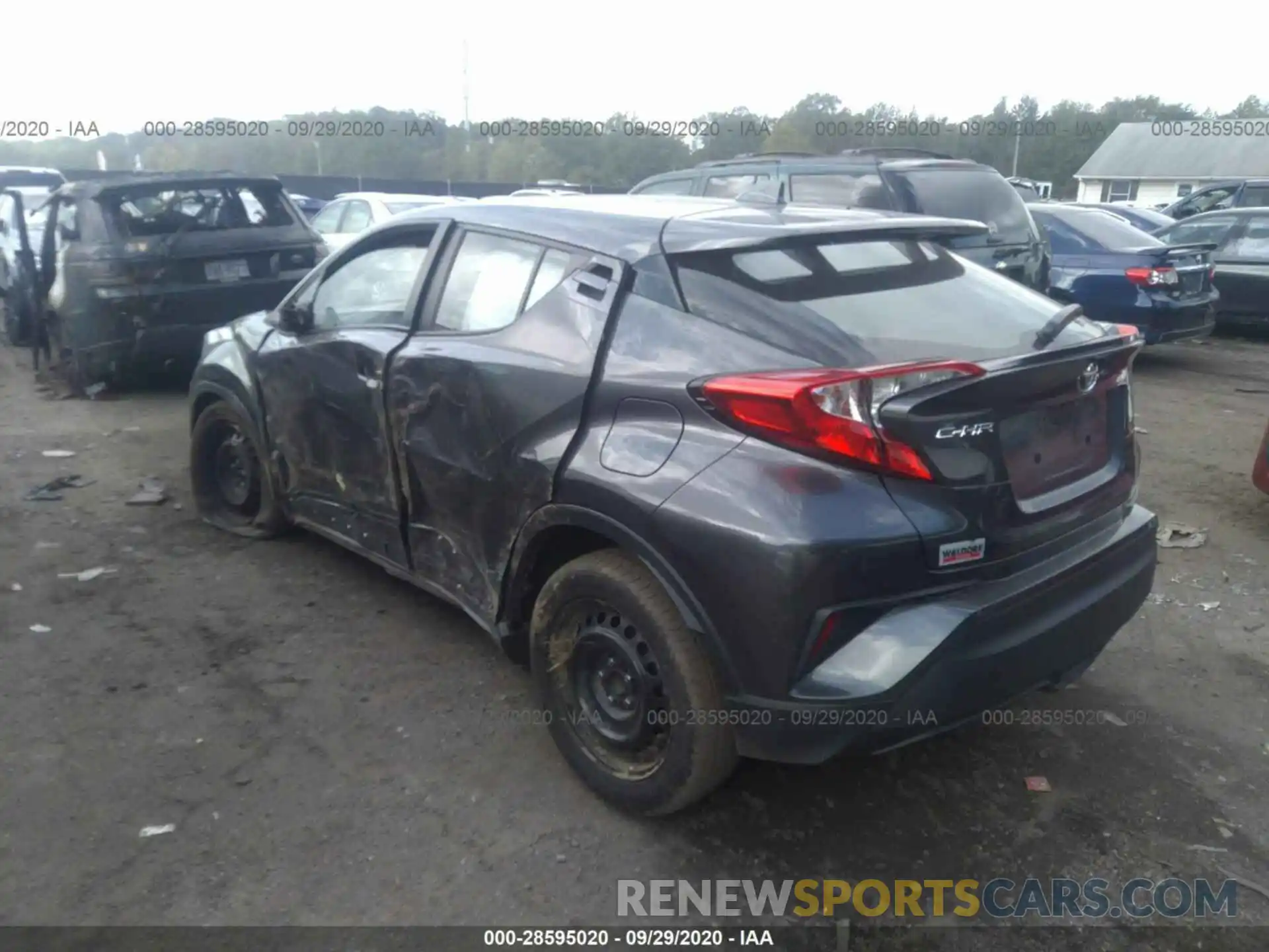 3 Фотография поврежденного автомобиля NMTKHMBX8KR078379 TOYOTA C-HR 2019