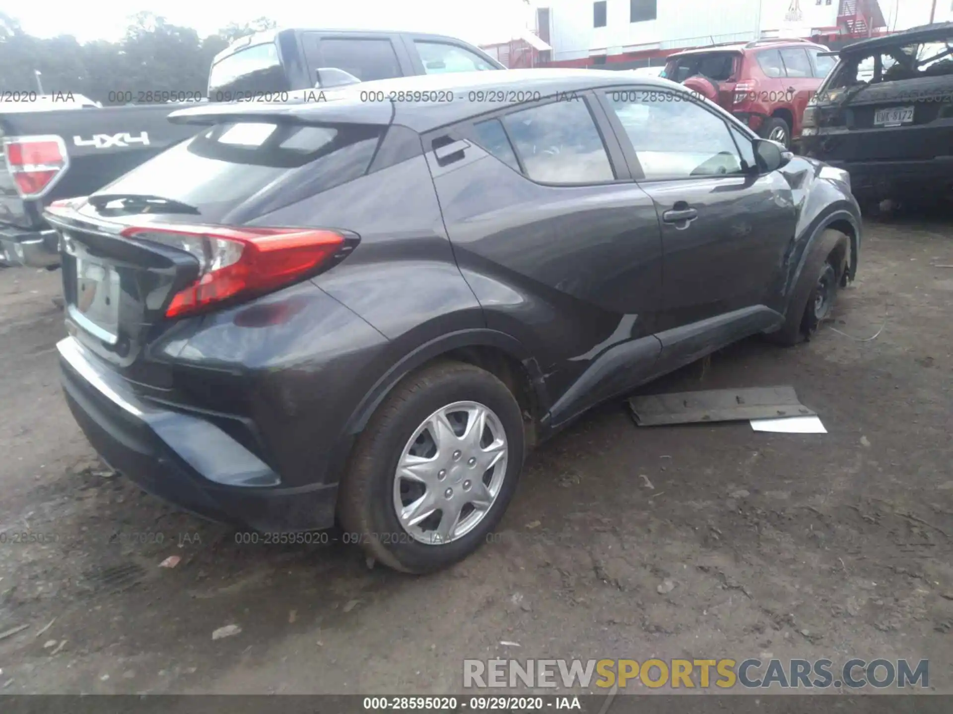 4 Фотография поврежденного автомобиля NMTKHMBX8KR078379 TOYOTA C-HR 2019