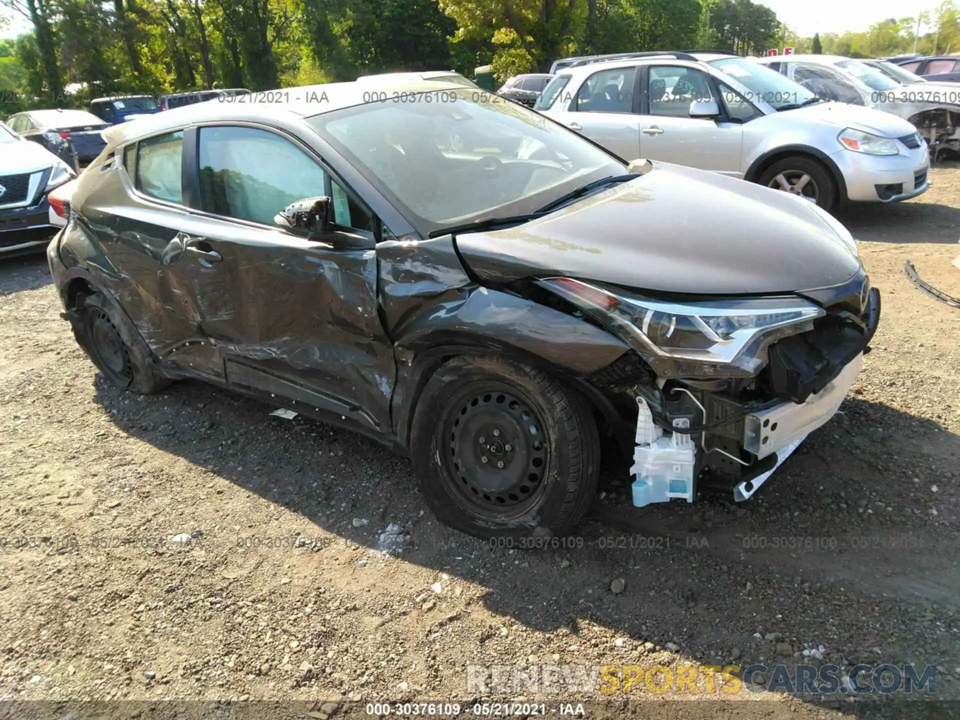 1 Photograph of a damaged car NMTKHMBX8KR079032 TOYOTA C-HR 2019