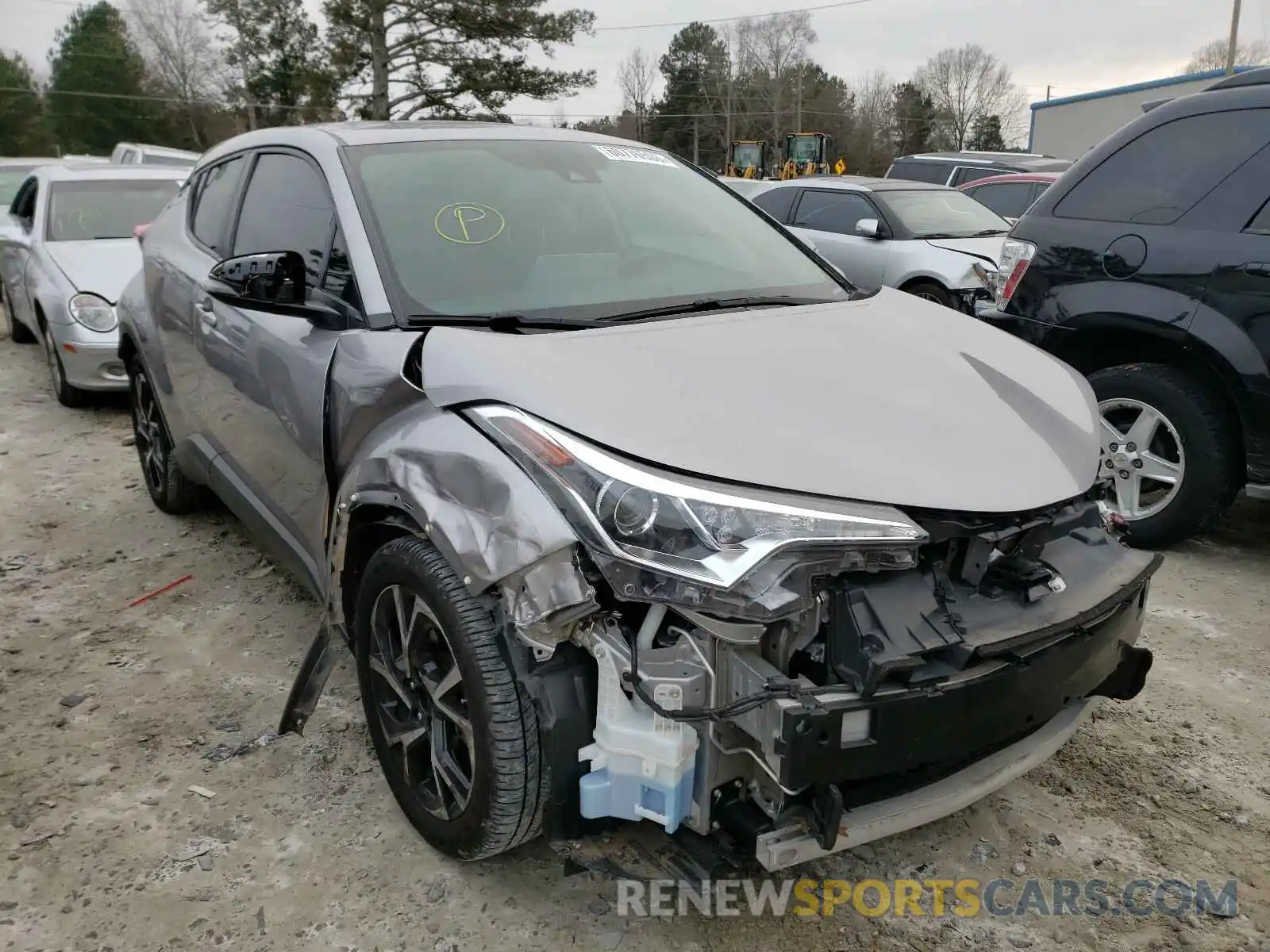 1 Photograph of a damaged car NMTKHMBX8KR079578 TOYOTA C-HR 2019