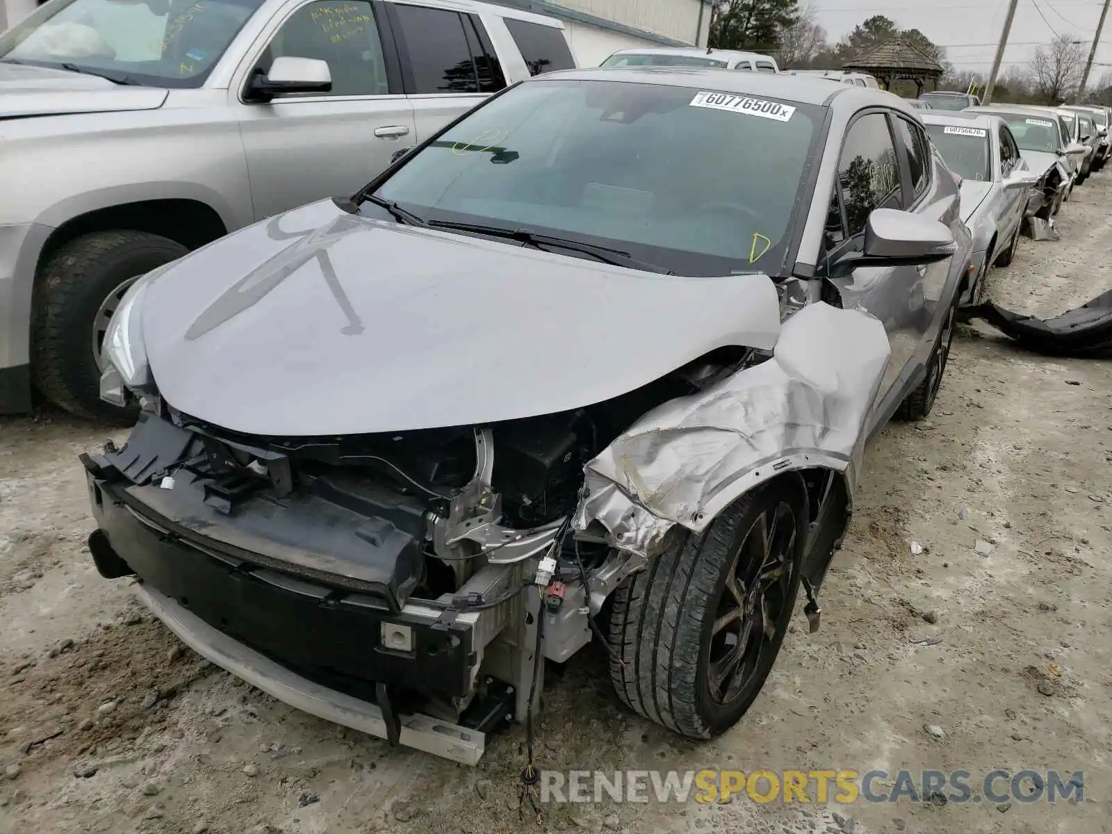 2 Photograph of a damaged car NMTKHMBX8KR079578 TOYOTA C-HR 2019