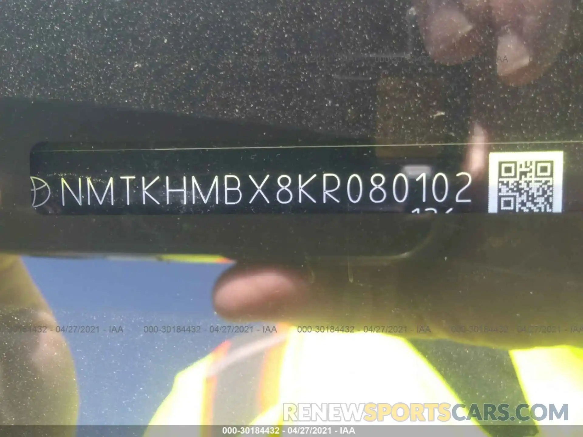 9 Photograph of a damaged car NMTKHMBX8KR080102 TOYOTA C-HR 2019