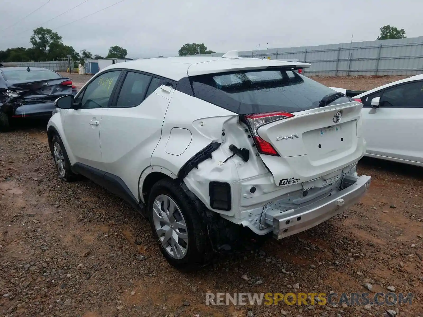 3 Photograph of a damaged car NMTKHMBX8KR080634 TOYOTA C-HR 2019