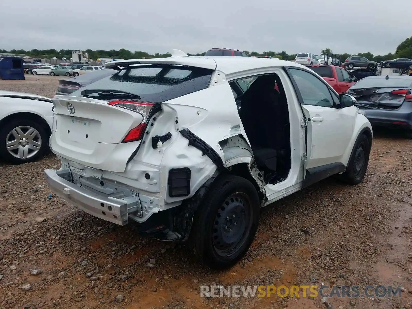 4 Фотография поврежденного автомобиля NMTKHMBX8KR080634 TOYOTA C-HR 2019