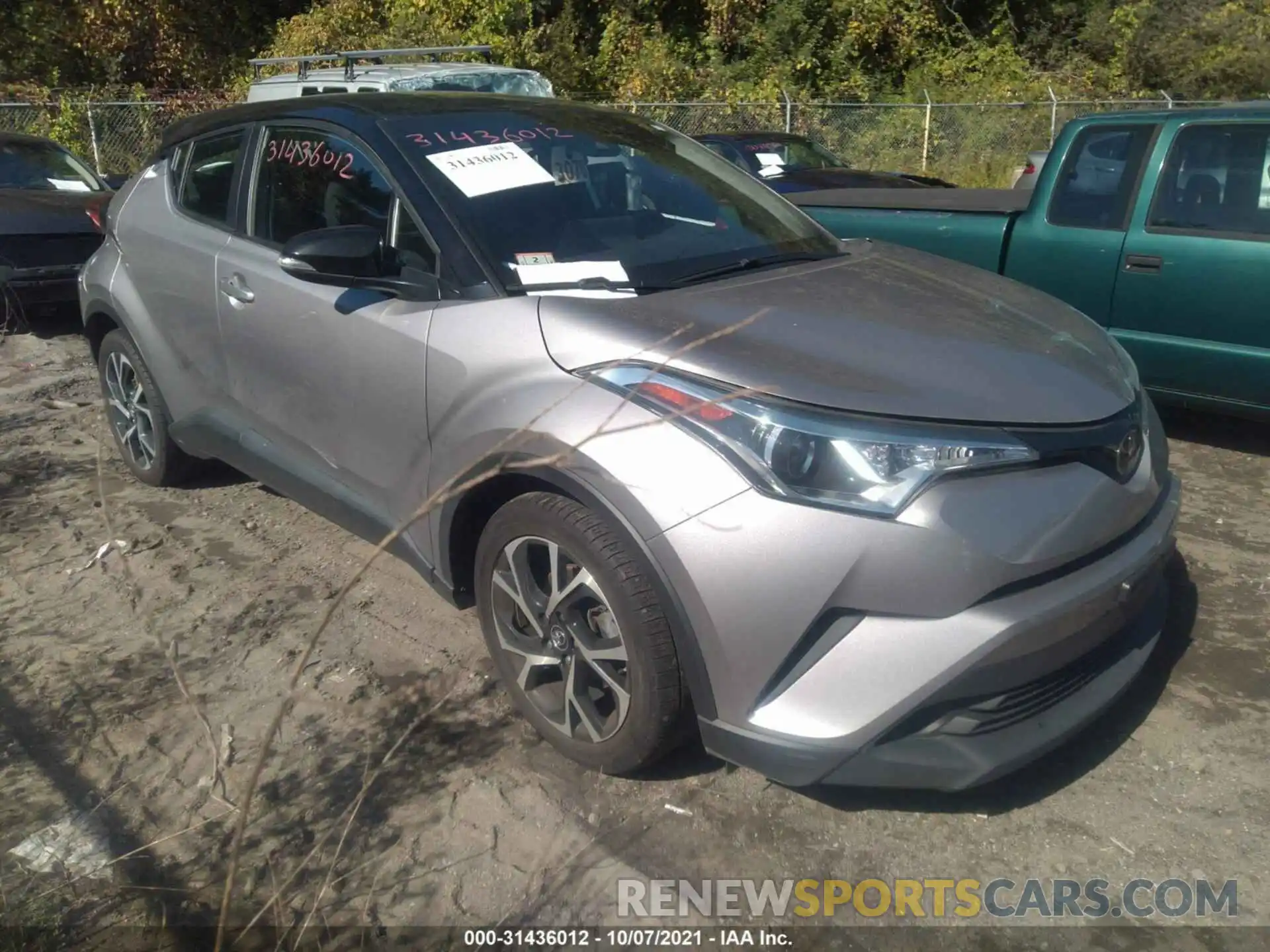 1 Photograph of a damaged car NMTKHMBX8KR081234 TOYOTA C-HR 2019