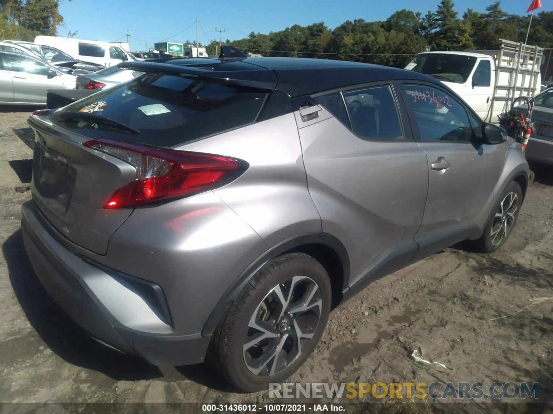 4 Photograph of a damaged car NMTKHMBX8KR081234 TOYOTA C-HR 2019