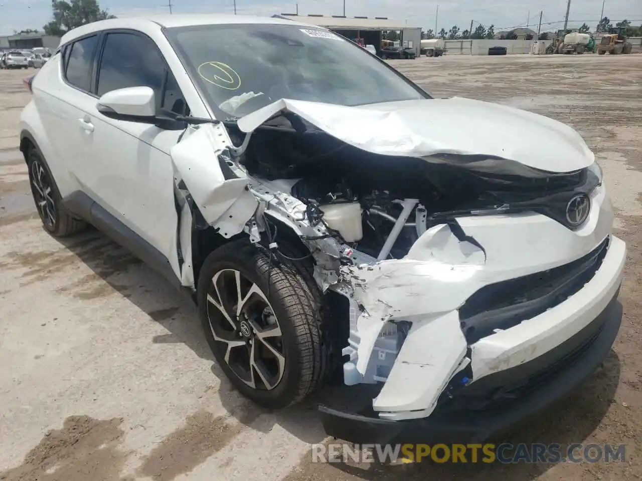 1 Photograph of a damaged car NMTKHMBX8KR082089 TOYOTA C-HR 2019