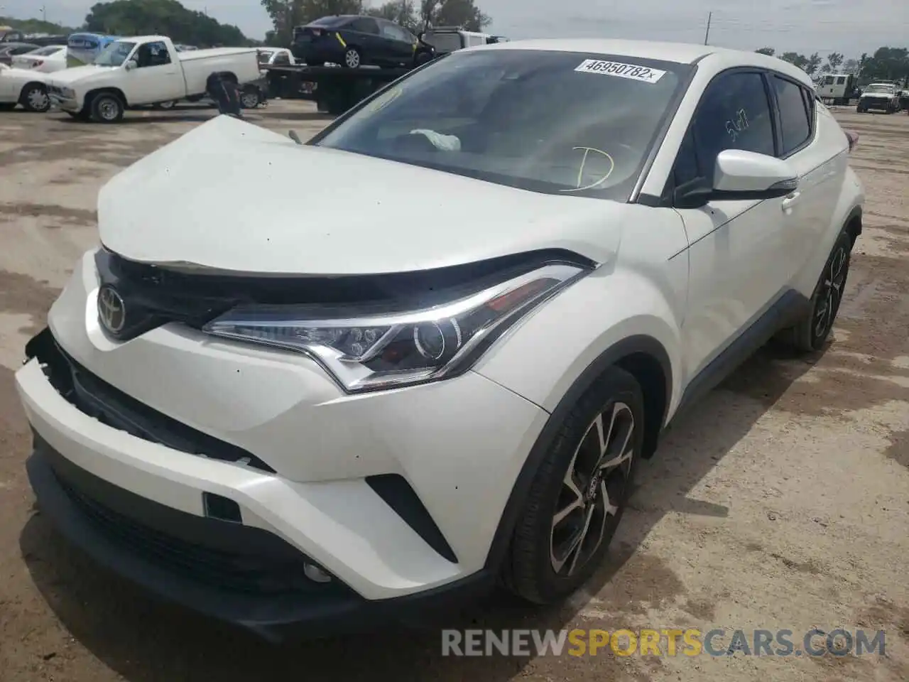 2 Фотография поврежденного автомобиля NMTKHMBX8KR082089 TOYOTA C-HR 2019