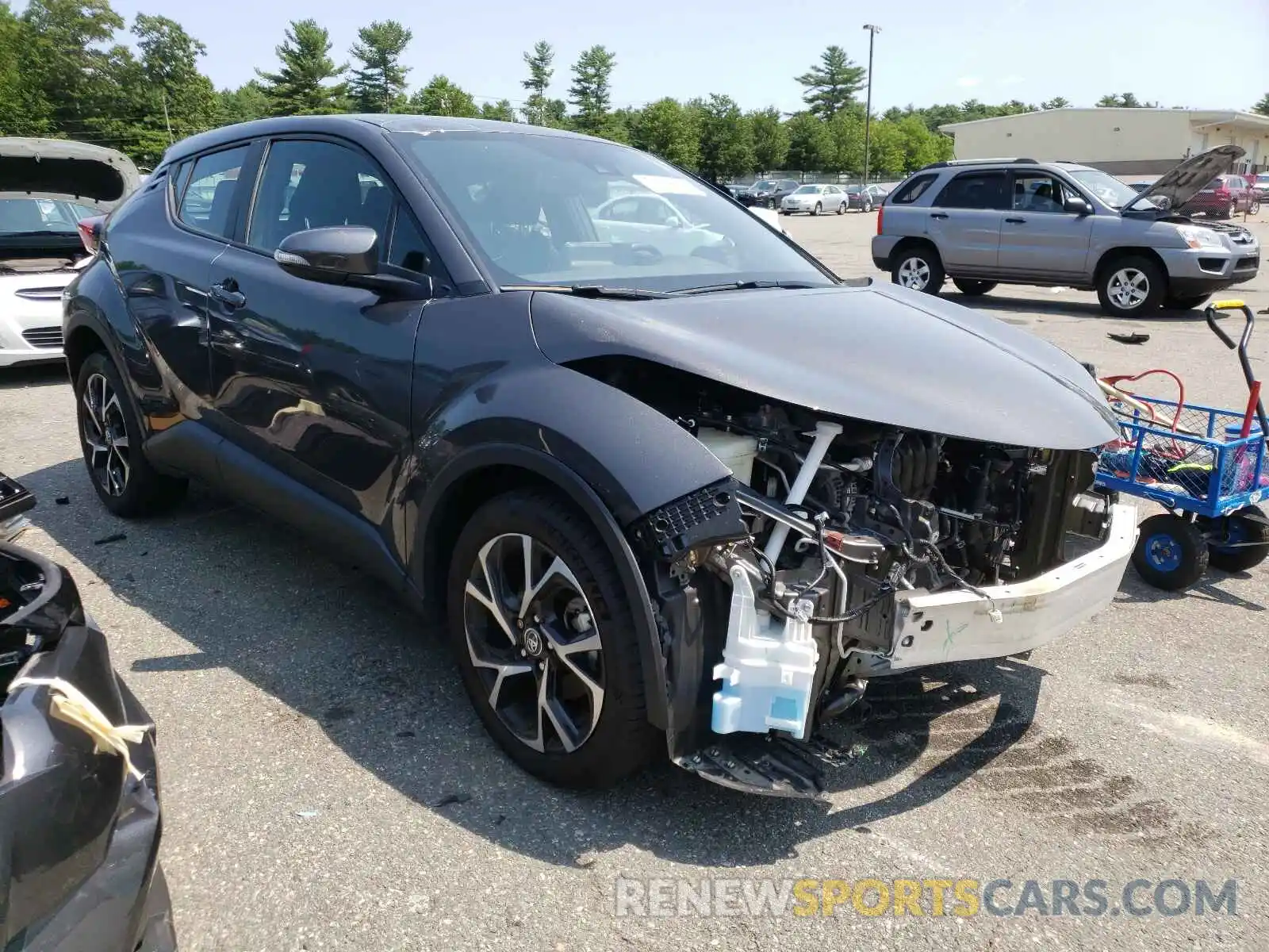 1 Photograph of a damaged car NMTKHMBX8KR082111 TOYOTA C-HR 2019