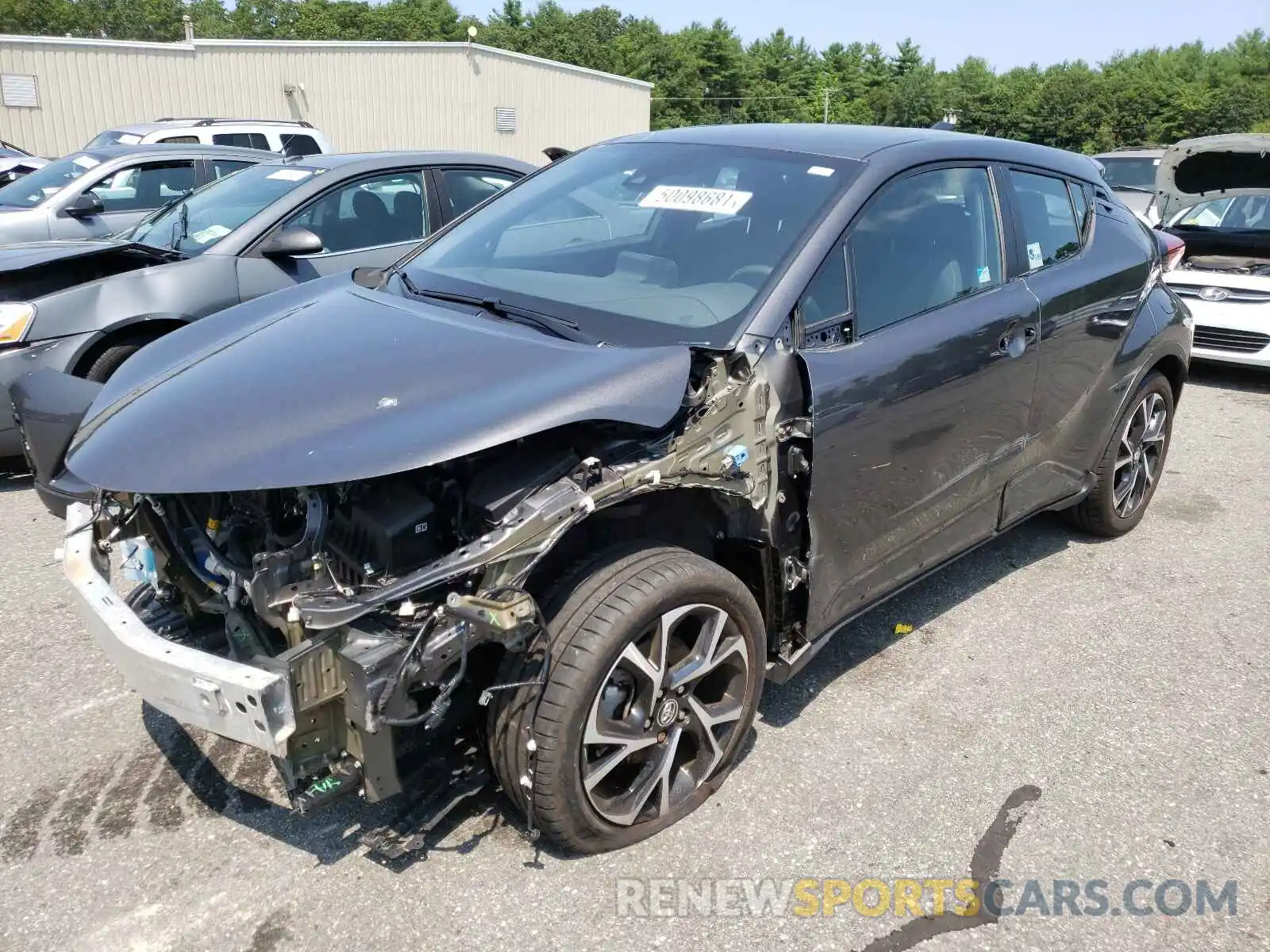 2 Photograph of a damaged car NMTKHMBX8KR082111 TOYOTA C-HR 2019