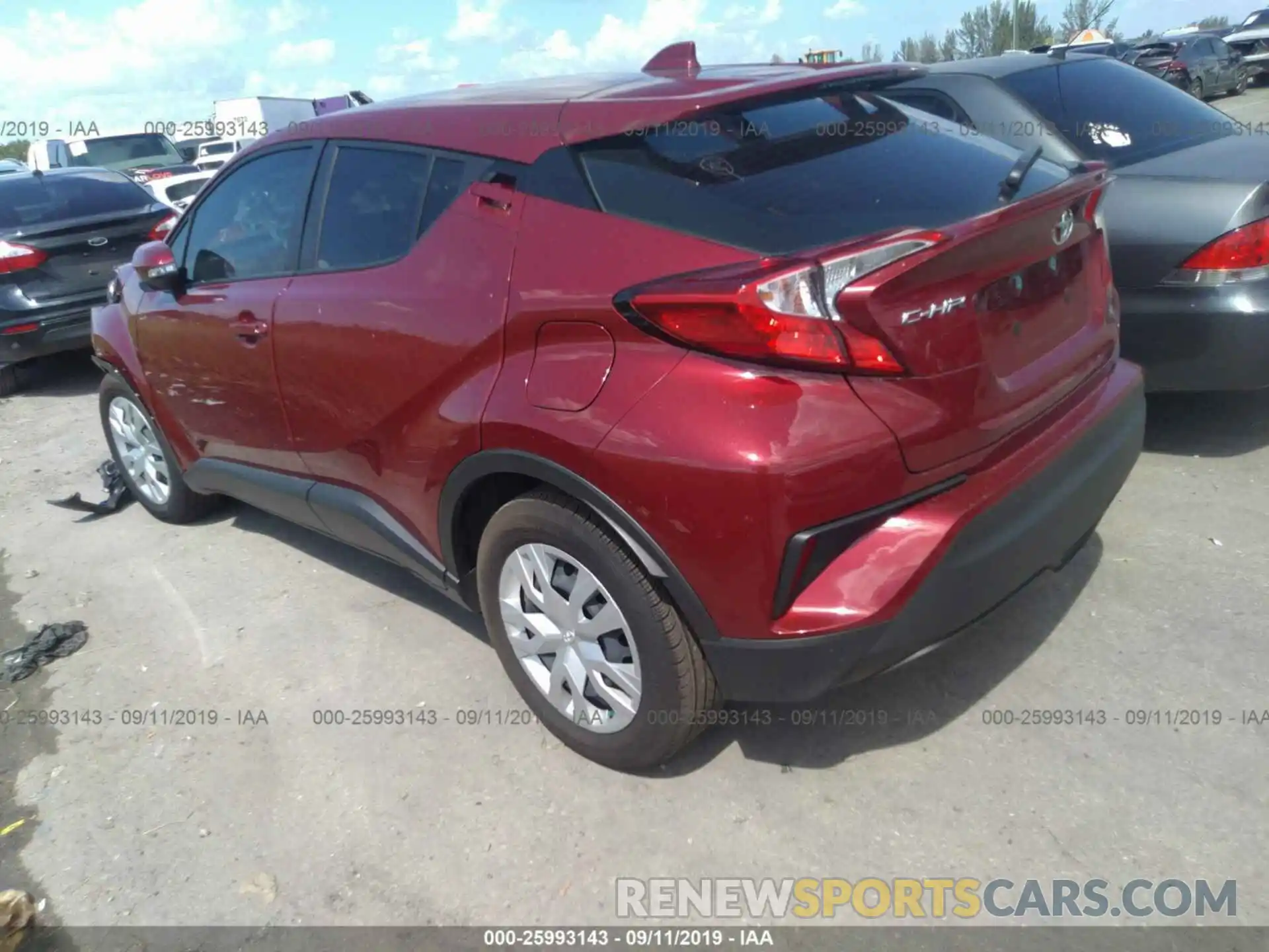 3 Photograph of a damaged car NMTKHMBX8KR082447 TOYOTA C-HR 2019