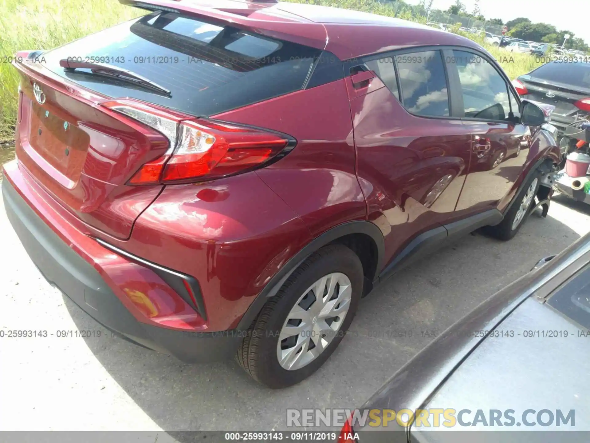 4 Photograph of a damaged car NMTKHMBX8KR082447 TOYOTA C-HR 2019