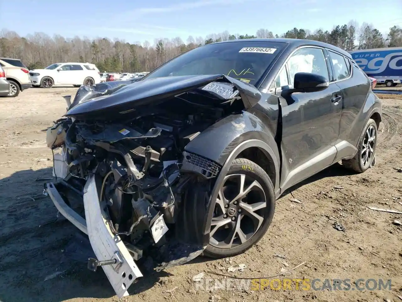 2 Photograph of a damaged car NMTKHMBX8KR084490 TOYOTA C-HR 2019