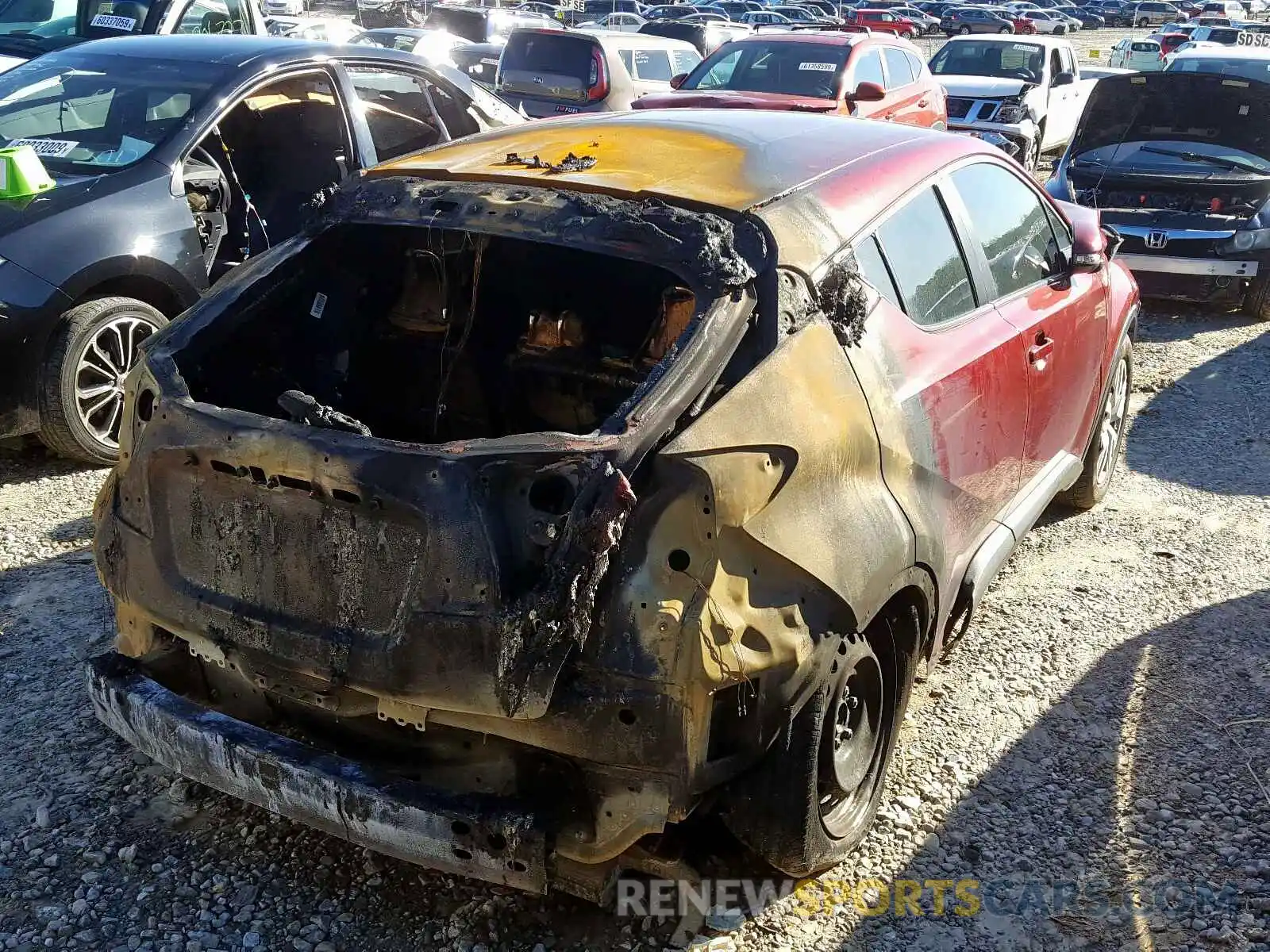 4 Photograph of a damaged car NMTKHMBX8KR085185 TOYOTA C-HR 2019