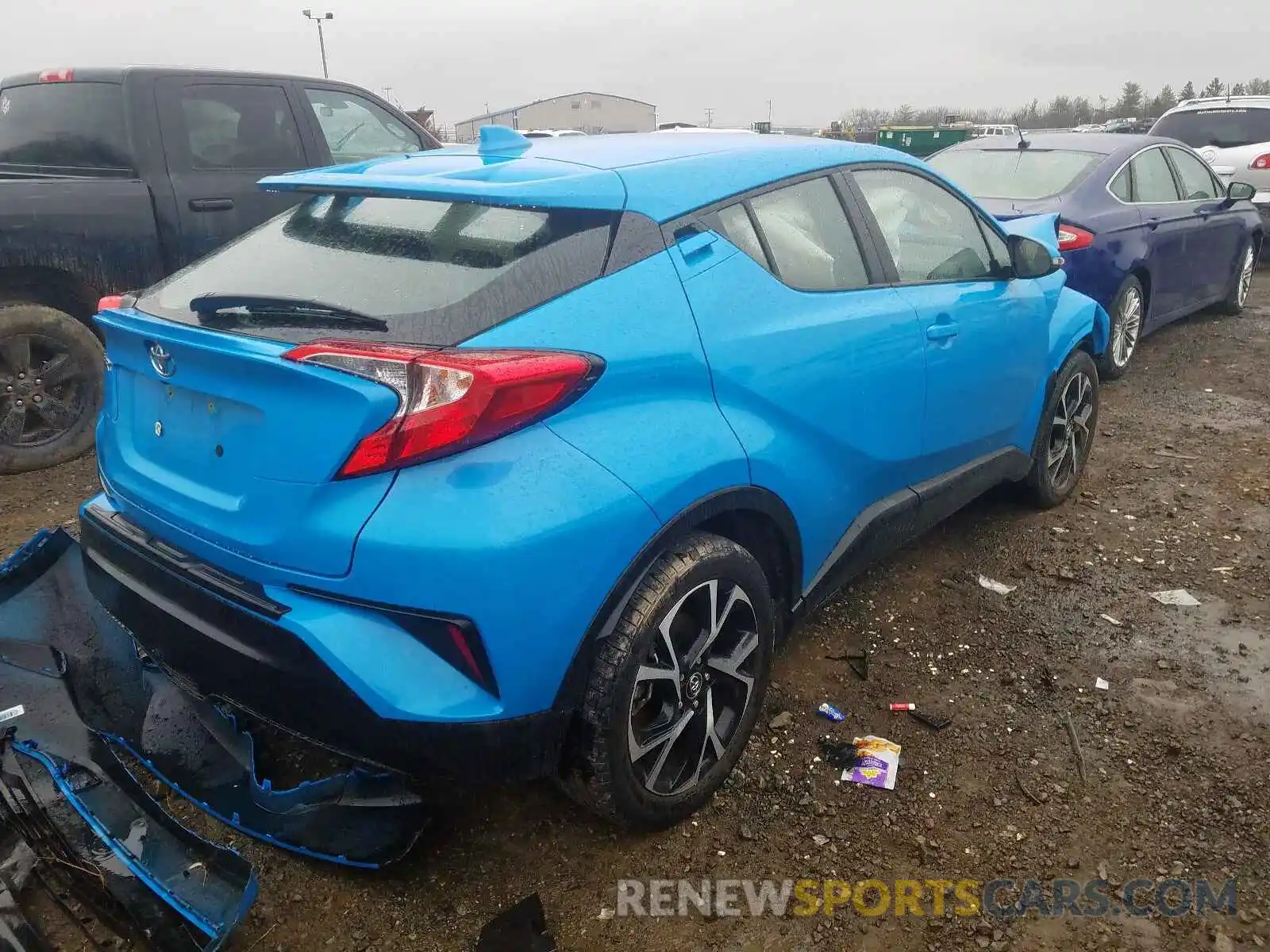 4 Фотография поврежденного автомобиля NMTKHMBX8KR086112 TOYOTA C-HR 2019