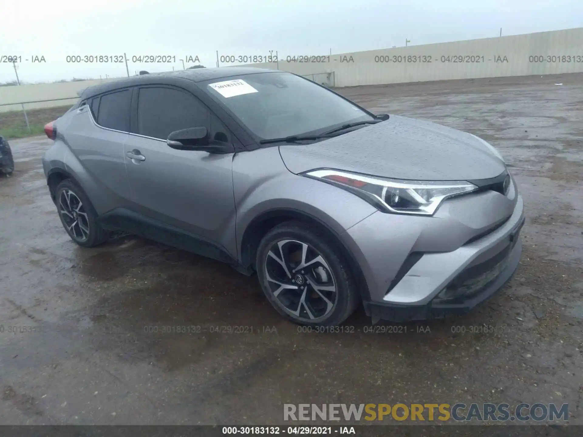 1 Photograph of a damaged car NMTKHMBX8KR086868 TOYOTA C-HR 2019