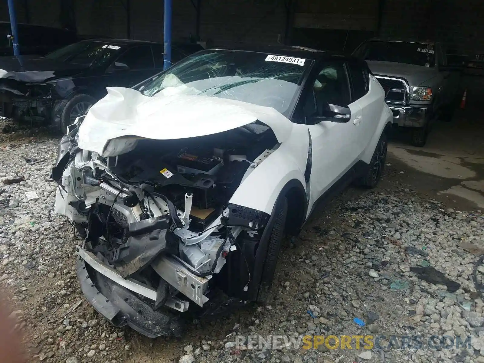 2 Photograph of a damaged car NMTKHMBX8KR086935 TOYOTA C-HR 2019