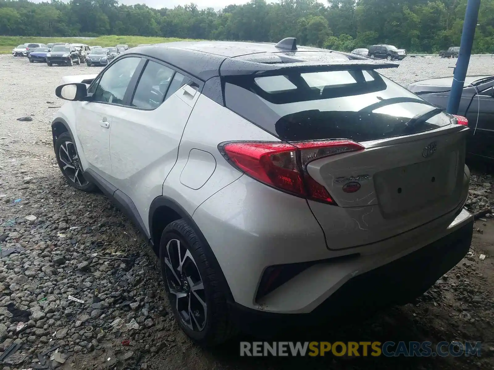 3 Photograph of a damaged car NMTKHMBX8KR086935 TOYOTA C-HR 2019