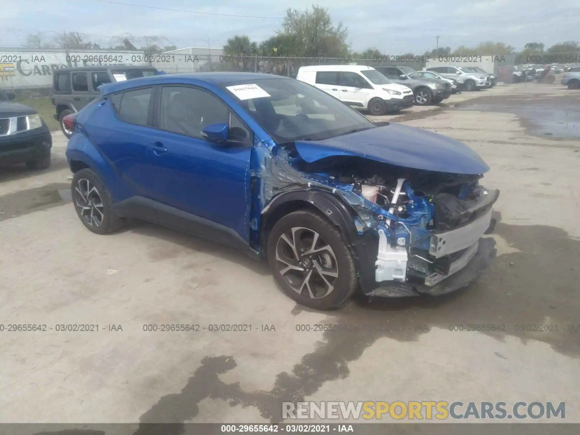 1 Photograph of a damaged car NMTKHMBX8KR087700 TOYOTA C-HR 2019