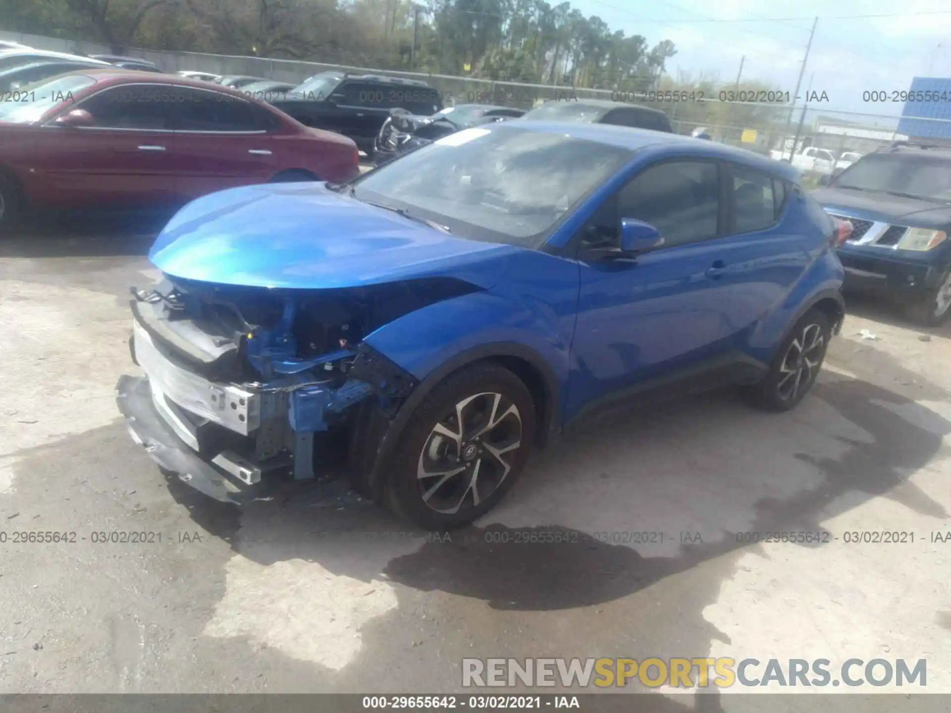 2 Photograph of a damaged car NMTKHMBX8KR087700 TOYOTA C-HR 2019