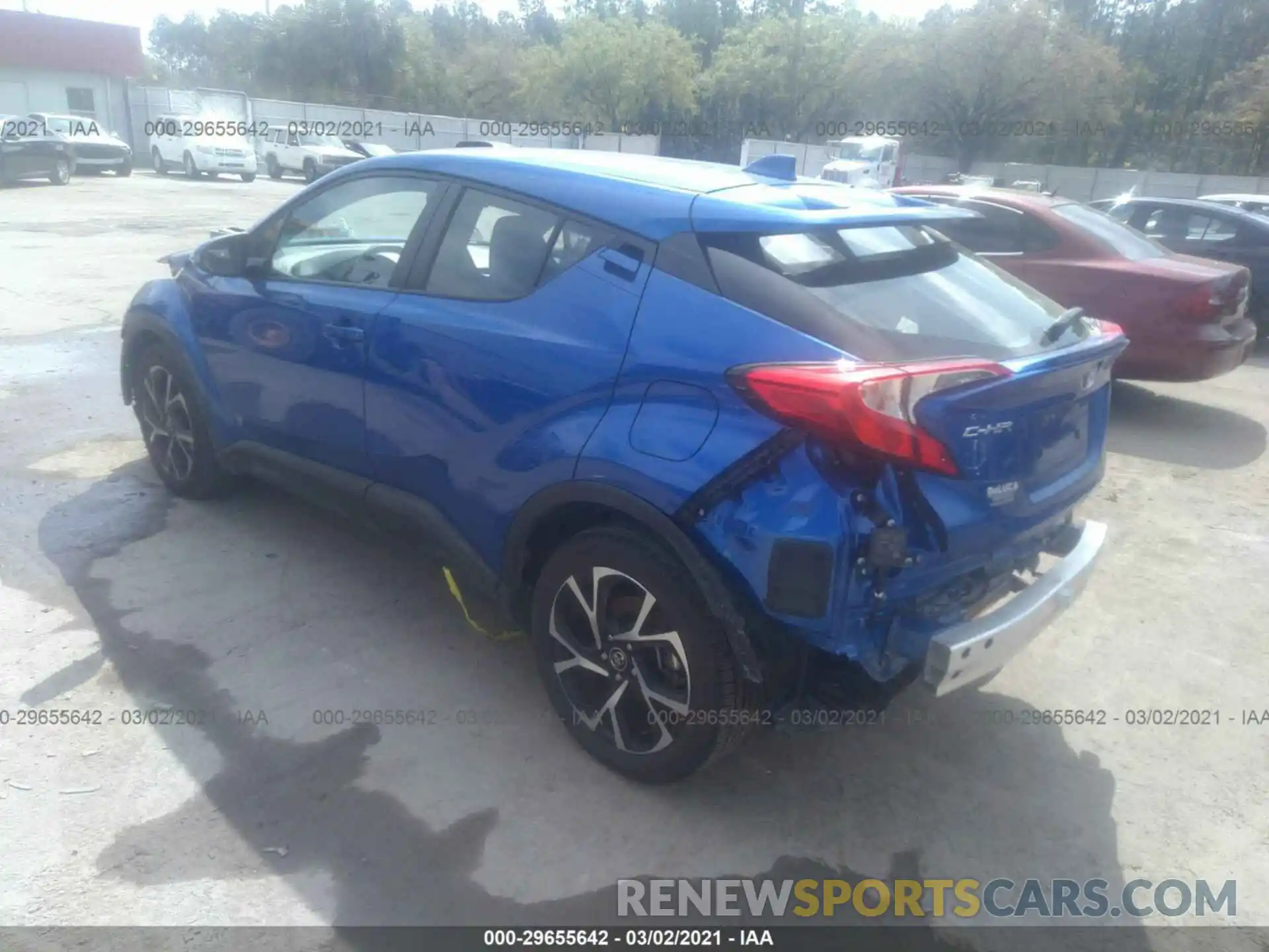 3 Photograph of a damaged car NMTKHMBX8KR087700 TOYOTA C-HR 2019