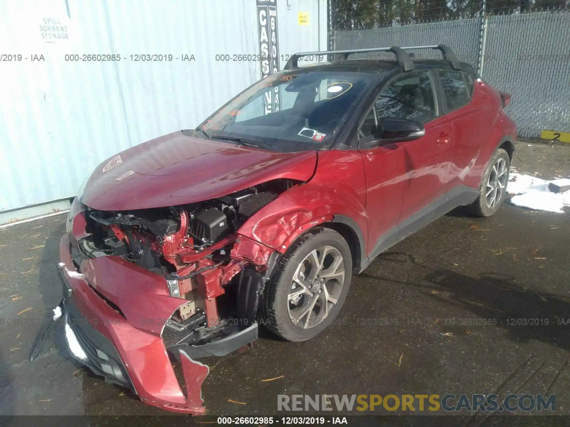 2 Photograph of a damaged car NMTKHMBX8KR087938 TOYOTA C-HR 2019